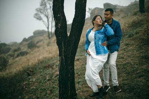 As melhores ideias e inspirações criativas de fotos para ensaio pré wedding no Pico do Olho D'Água - Mairiporã - SP'