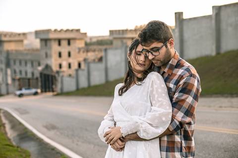 As melhores ideias e inspirações criativas de fotos para ensaio de casamento pré wedding no Mirante do Saboó em São Roque - SP'