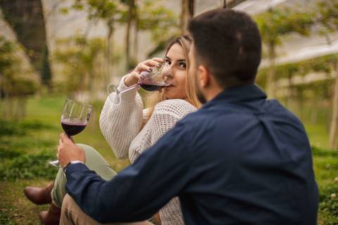 As melhores ideias e inspirações criativas de fotos para ensaio de casamento pré wedding na Vinícola Don Pato na cidade de São Roque -  SP'