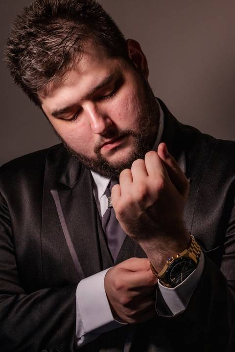 As melhores ideias e inspirações criativas de fotos de making of do noivo em São Paulo'