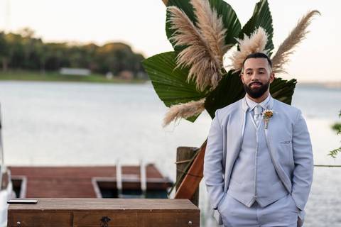 As melhores ideias e inspirações criativas de fotos de casamento cerimônia no Decker em Pirajú - SP'