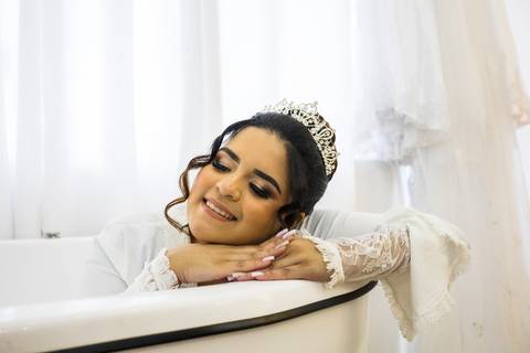 As melhores ideias e inspirações criativas do making of da noiva'