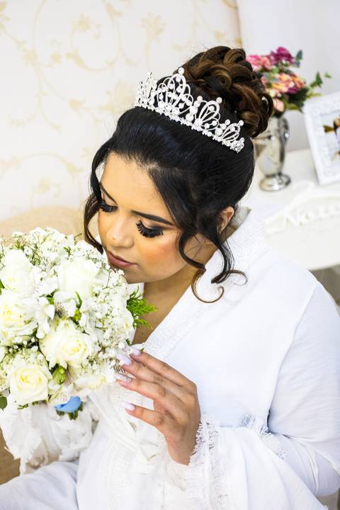 As melhores ideias e inspirações criativas do making of da noiva'