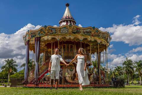 As melhores ideias e inspirações criativas de fotos para ensaio pré wedding no parque Vila Lobos - SP'