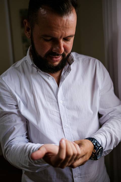 As melhores ideias e inspirações criativas do making of do noivo no espaço Mansão Fato - SP'