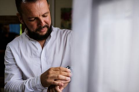 As melhores ideias e inspirações criativas do making of do noivo no espaço Mansão Fato - SP'