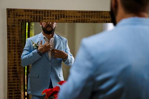 As melhores ideias e inspirações criativas do making of do noivo no espaço Mansão Fato - SP'