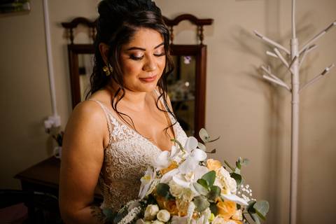 As melhores ideias e inspirações criativas do making of da noiva no espaço Mansão Fato - SP'