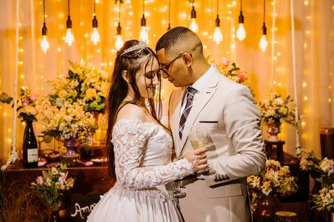 As melhores ideias e inspirações criativas de casamento no espaço Chácara Ana's Buffet'