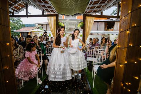 As melhores ideias e inspirações criativas de casamento no espaço Chácara Ana's Buffet'