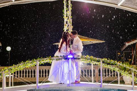 As melhores ideias e inspirações criativas de casamento no espaço Chácara Ana's Buffet'