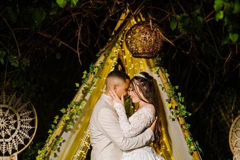 As melhores ideias e inspirações criativas de casamento no espaço Chácara Ana's Buffet'