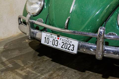 As melhores ideias e inspirações criativas de fusca no casamento espaço Chácara Cerejeira - Guarulhos'