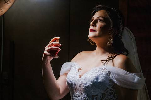 As melhores ideias e inspirações criativas do making of da noiva no espaço Chácara Cerejeira - Guarulhos'