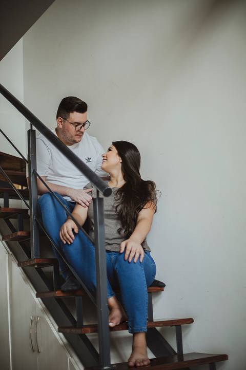 As melhores ideias e inspirações criativas de fotos para ensaio pré wedding no apartamento em São Paulo'