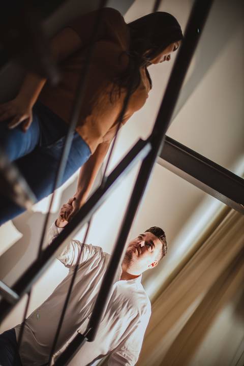 As melhores ideias e inspirações criativas de fotos para ensaio pré wedding no apartamento em São Paulo'