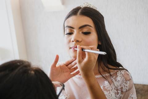 As melhores ideias e inspirações criativas de casamento do making of da noiva no Hotel Bristol - SP '