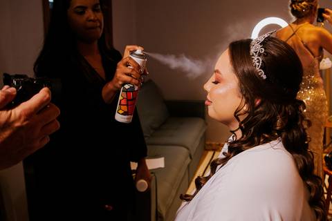 As melhores ideias e inspirações criativas do making of da noiva em casa'