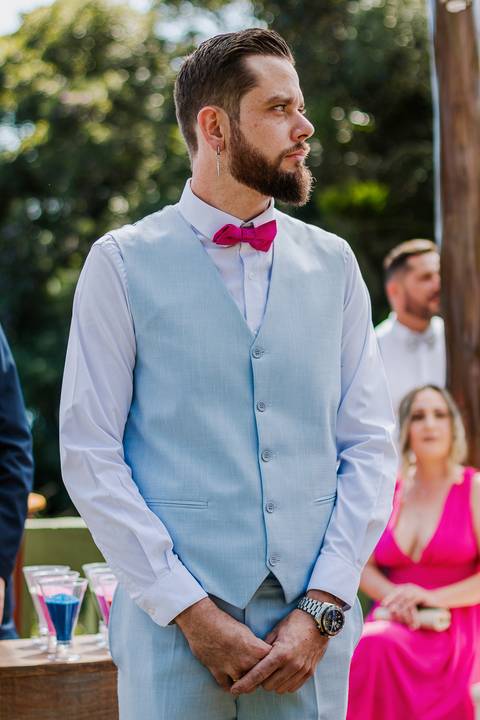 As melhores ideias e inspirações criativas de fotos de casamento da cerimônia na Chácara Vereda - Riacho Grande'