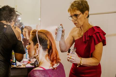 As melhores ideias e inspirações criativas do making of da noiva na Chácara Vereda - Riacho Grande '