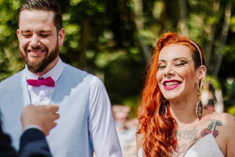 As melhores ideias e inspirações criativas de fotos de casamento da cerimônia na Chácara Vereda - Riacho Grande'