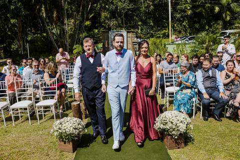 As melhores ideias e inspirações criativas de fotos de casamento da cerimônia na Chácara Vereda - Riacho Grande'