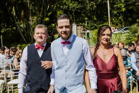 As melhores ideias e inspirações criativas de fotos de casamento da cerimônia na Chácara Vereda - Riacho Grande'