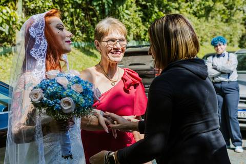 As melhores ideias e inspirações criativas de fotos de casamento da cerimônia na Chácara Vereda - Riacho Grande'