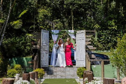 As melhores ideias e inspirações criativas de fotos de casamento da cerimônia na Chácara Vereda - Riacho Grande'