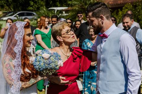 As melhores ideias e inspirações criativas de fotos de casamento da cerimônia na Chácara Vereda - Riacho Grande'