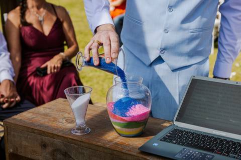 As melhores ideias e inspirações criativas de fotos de casamento da cerimônia na Chácara Vereda - Riacho Grande'