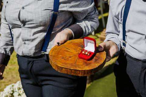 As melhores ideias e inspirações criativas de fotos de casamento da cerimônia na Chácara Vereda - Riacho Grande'