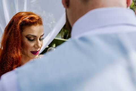 As melhores ideias e inspirações criativas de fotos de casamento da cerimônia na Chácara Vereda - Riacho Grande'