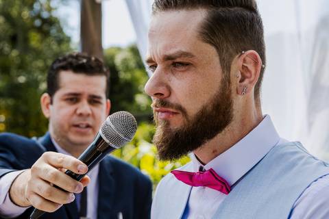 As melhores ideias e inspirações criativas de fotos de casamento da cerimônia na Chácara Vereda - Riacho Grande'
