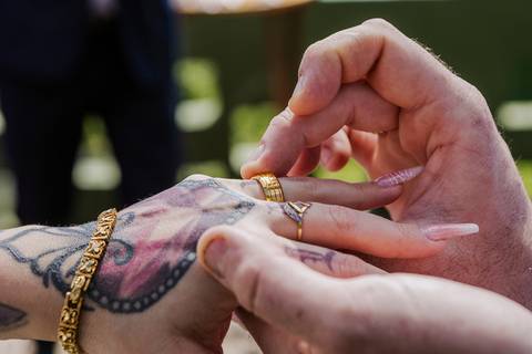 As melhores ideias e inspirações criativas de fotos de casamento da cerimônia na Chácara Vereda - Riacho Grande'