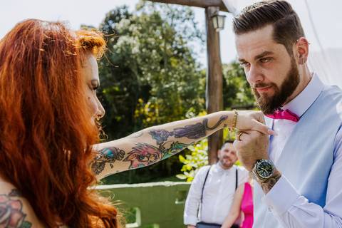 As melhores ideias e inspirações criativas de fotos de casamento da cerimônia na Chácara Vereda - Riacho Grande'