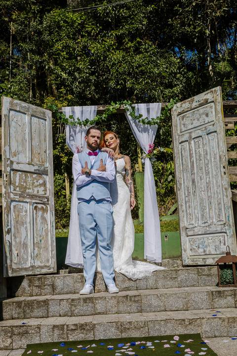 As melhores ideias e inspirações criativas de fotos de casamento na Chácara Vereda - Riacho Grande'