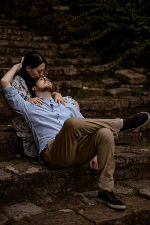 As melhores ideias e inspirações criativas de fotos para ensaio pré wedding no parque Jardim Botânico'