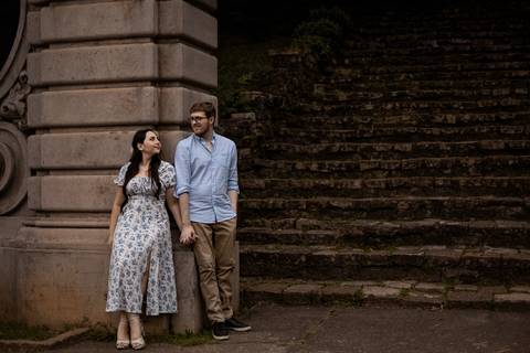 As melhores ideias e inspirações criativas de fotos para ensaio pré wedding no parque Jardim Botânico'
