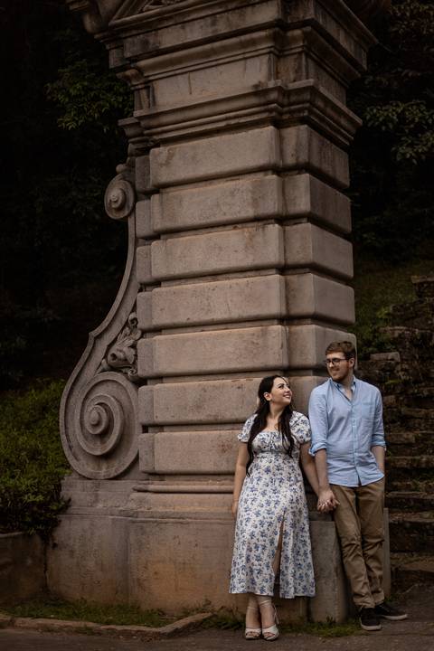 As melhores ideias e inspirações criativas de fotos para ensaio pré wedding no parque Jardim Botânico'
