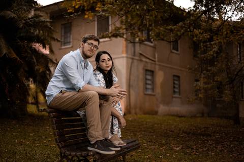 As melhores ideias e inspirações criativas de fotos para ensaio pré wedding no parque Jardim Botânico'