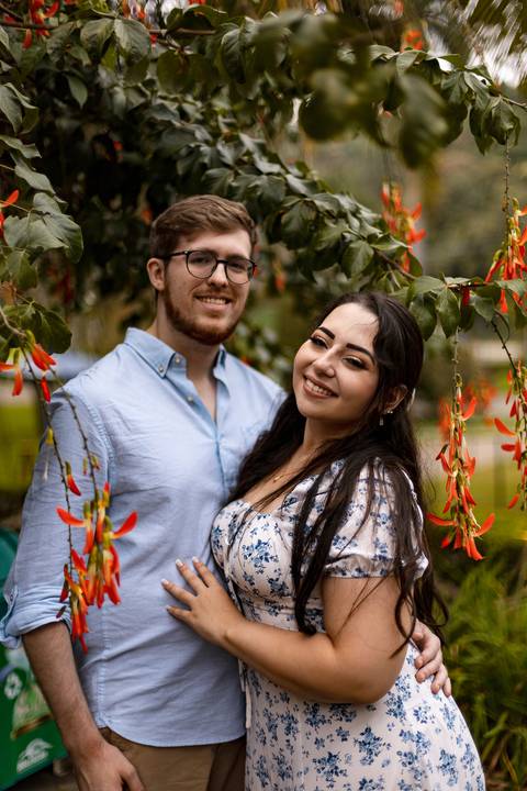 As melhores ideias e inspirações criativas de fotos para ensaio pré wedding no parque Jardim Botânico'