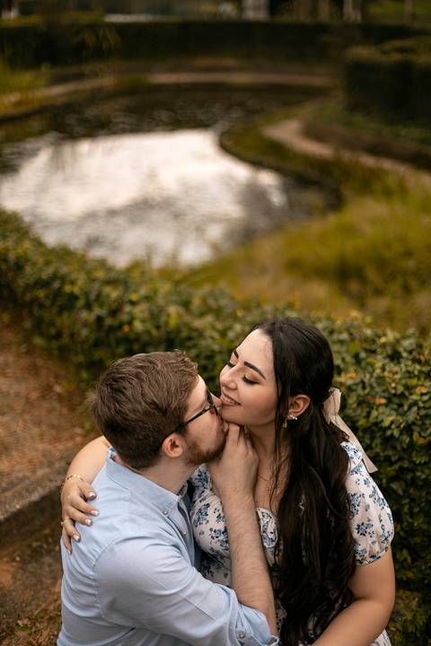 As melhores ideias e inspirações criativas de fotos para ensaio pré wedding no parque Jardim Botânico'