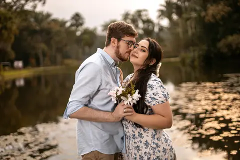 As melhores ideias e inspirações criativas de fotos para ensaio pré wedding no parque Jardim Botânico'