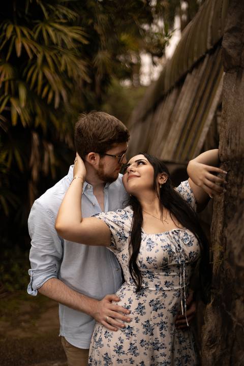 As melhores ideias e inspirações criativas de fotos para ensaio pré wedding no parque Jardim Botânico'