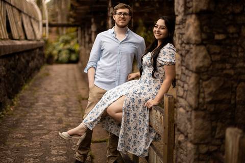 As melhores ideias e inspirações criativas de fotos para ensaio pré wedding no parque Jardim Botânico'