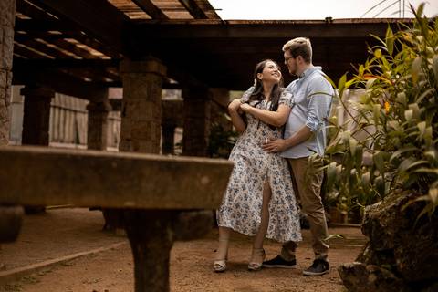 As melhores ideias e inspirações criativas de fotos para ensaio pré wedding no parque Jardim Botânico'