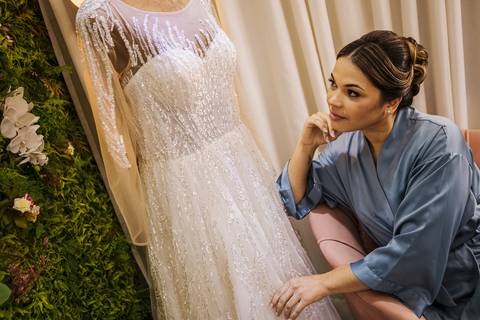 As melhores ideias e inspirações criativas do making of da noiva no salão Puramania'