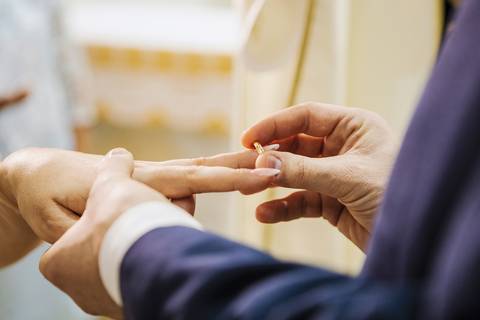As melhores ideias e inspirações criativas de fotos de casamento na cerimônia na Igreja matriz Nossa Senhora das Graças'