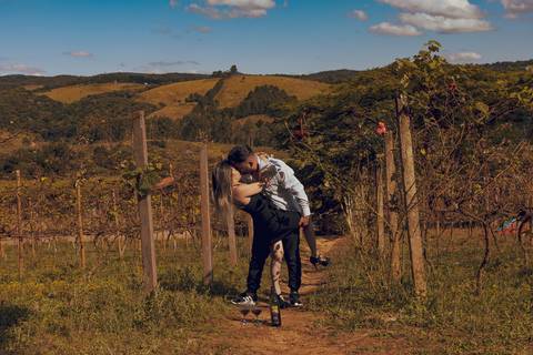As melhores ideias e inspirações criativas de fotos para ensaio pré wedding na vinícola Bella Aurora em São Roque
'